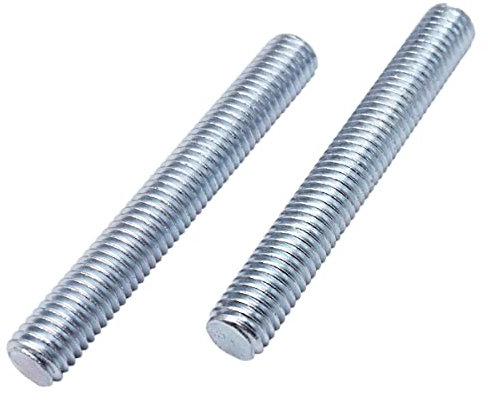 Lot de 10 tiges filetées entièrement filetées M8 x 60 mm, tige métrique à goujons DIN 796-1 standard, tige vissée (10, M8 x 60 mm)