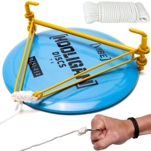 Rogue Iron Sports Disc Golf Retriever Accessory Grabber with Rope for Water Disc Retrieval