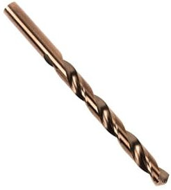 PROFFI 6.5 mm x 10 Stück M35 HSS Cobalt Bohrer für Gehärteten Stahl – HSSCo5% RTi-Drehbohrsatz - Ideal als Metallbohrer Bohrer Edelstahl und Baustahl Gusseisen Karbon Plastik und Holz