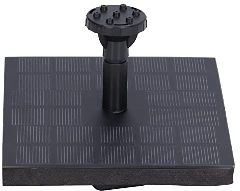 Solar Garden Fountain for Pool, 11x11 cm Floating Water Feature with Nozzles, 7V Monocrystalline Pumps
