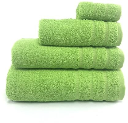 Rufino Díaz Toalla Rizo 100% Algodón 500gr/m2 Leticia (Verde - Sábana 100x150cm) - Tejido absorvente, Suave y Resistente - para baño, SPA, Piscina