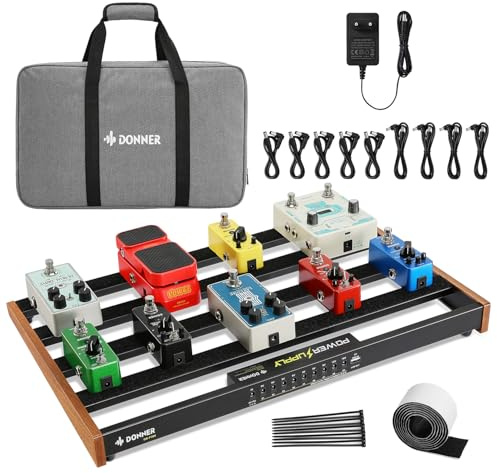 Donner DB-P300 Portable Guitar Effects Pedals Board kit（EU）