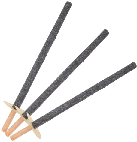 Toddmomy 3pcs Wooden Outdoor Garden Torches Portable Fire Torch Light with Stake for Weddings Festivals Camping Adventure Effortless Setup for Backyard