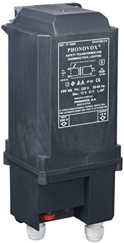 Productos QP Transformador Encapsulado 150 W, Negro, 15.5x28.5x15.5 cm, 500395