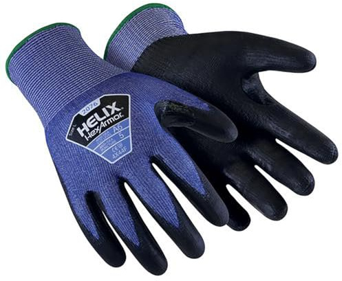 HexArmor Seamless A6-Level Cut-Resistant Durable Long Lasting Puncture Resistant Safety Gloves | Helix 2076 | Large