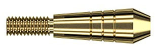 Target Darts Unisex Aluminium Top Dart Shafts, Gold, Regular UK