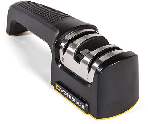 Work Sharp Pull Through Kitchen Knife Sharpener - Compact - Chef, Scissor, Paring, & Serrated Knives