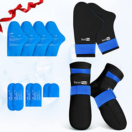 SuzziPad Foot Ice Pack Kühlsocken und Kältehandschuhe für Chemotherapie, Chemo-Komfortartikel, ideal zur Beruhigung von Hand- und Fußbeschwerden, L
