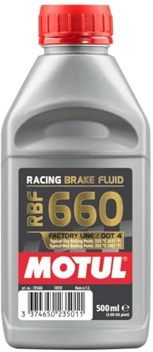 RBF 660 RBF660 DOT 4 Bromsolja Kompatibel med Auto Moto Motu l FL Racing Vätska 100% Syntetisk 500 ml