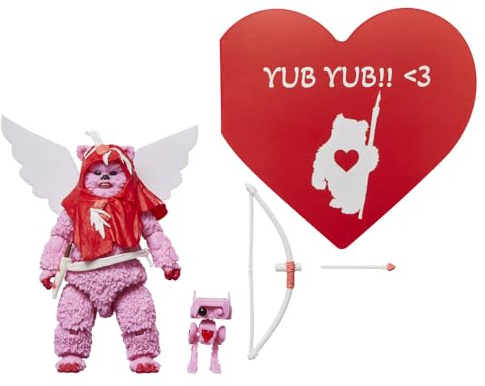 STAR WARS The Black Series Ewok (Valentine’s Day Edition), Premium Collectible 6 Inch Action Figure