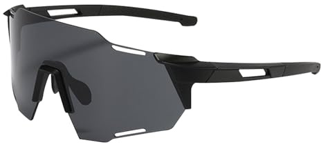 Motorcycle Goggles - Clear Motorcycle Glasses, Frameless Dimming Goggles, 2.4 Inches Winter Sports Glasses Accessories | Men's Eyewear For Outdoor Snowmobile Hunting Winter Sports Snowboarding