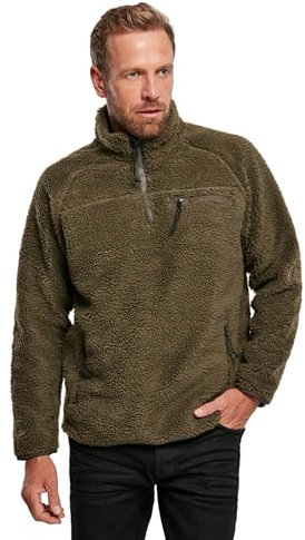 Brandit Teddyfleece Troyer, Farbe: Olive, Größe: 3XL