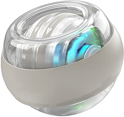 Avvio Automatico Palla da Polso Potente, Sfera Giroscopica con Luci a LED, Esercitatore Dell'avambraccio Allenatore di Forza di Presa per Rafforzare Braccia, Dita, Ossa SEL Polso e Muscoli