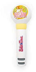 Technaxx Bibi und Tina Karaoke Mikrofon für Kinder mit Bluetooth, Integrierter 3 Watt Lautsprecher, Echo- & Lautstärkeneinstellung, MP3, WAV Musik-Wiedergabe - Geschenk das Alter von - 12 Jahre, 4974