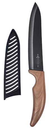 Durandal Couteau ceramique LEGEND | Couteau cuisine ceramique universel avec housse de protection | Couteaux de cuisine