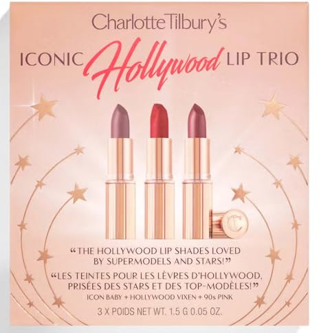 Charlotte Tilbury Iconic Mini Lip Trio Kit, 1.0 count