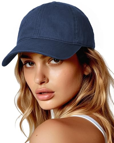FURTALK Damen Vintage Basecap Baumwolle Verstellbare Baseball Cap