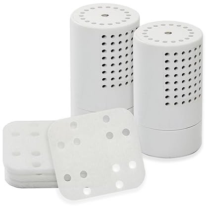PUREBURG Luftbefeuchter-Filter-Set, kompatibel mit Elechomes SH8820 SH8830 US5001 Cool & Warm Mist Ultraschall-Luftbefeuchter, 10 Mineralabsorptionspads, 2 Stück