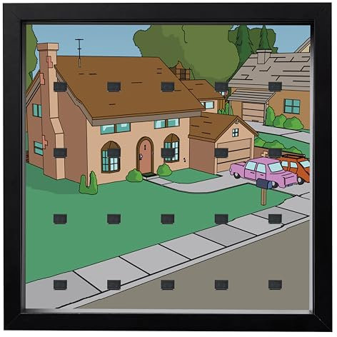 GetStones24 Vitrine für Lego® Figuren - 35x35cm Bilderrahmen - MF_0025