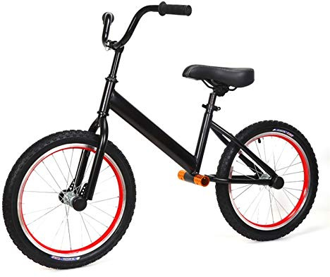 SUYUDD Bicicleta de Equilibrio de 18 Pulgadas, Bicicleta de Entrenamiento para Adultos y Adolescentes, sin Pedales, con Asiento Ajustable y neumáticos de Aire para Principiantes, Carga 90 kg