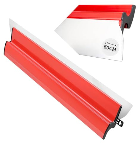 Yabingbos Spatule à surface 24 pouces/60CM avec lame en acier inoxydable (0,5 mm), outil de spatule pour grandes surfaces dans la décoration murale et les travaux de construction