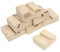 Yardwe 1 Satz Axtstielkeil Hackenstiel Gartengeräteteile Holzstiel Holzkeil Für Gartenwerkzeug Gartengerätezubehör Griffkeil Für Axtstiel Holzkeil Axtgriff-reparatursatz Beige 10st