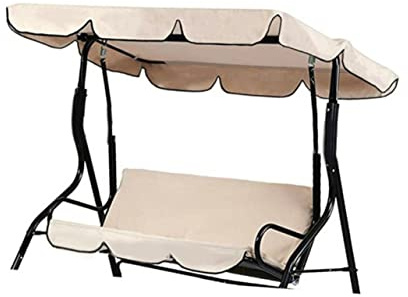 GALPADA Toldo Abatible para Mecedora De Sombra Resistente Sombreadora Protección UV