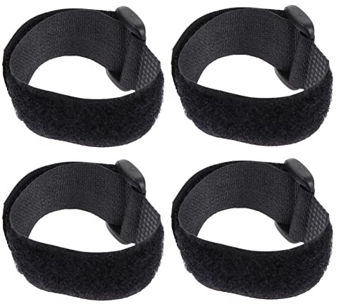 Milisten Lot de 4 Colliers Silencieux Anti-Chant pour Volailles en Nylon Résistant, Ajustables, Taille Moyenne, du Bruit pour Poules, Canards et Oies, Fournitures pour Animaux de Ferme