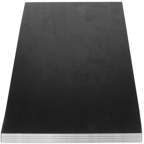GLEAVI 10pcs Black Foam Boards 27x38cm for Presentation and Craft Projects, Thick Sponge Foam Sheets for Scrapbooking, Art Activities, and Office Display Use