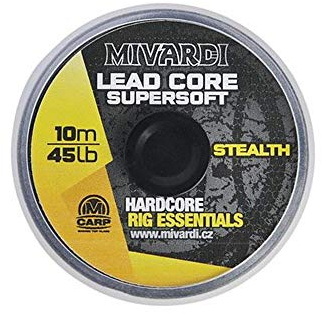 10 m Karpfenvorfach ummantelt Leadcore 45 lbs (olivegrün)