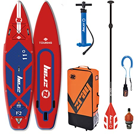 Zray F2 - Fury Pro 11'0 Windsup SUP Stand Up Paddle Board | Sup Board Aufblasbar | Premium Stand up Paddling Board | Paket inklusive Paddel, Tasche, Pumpe und Flosse Aufblasbar Sup
