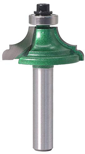 1/2pcs 8mm Shank Round-Over Router Bits For Woodworking Tool 2 Flute Endmill With Bearing Milling Cutter Corner Round Over Bit(NO 2)