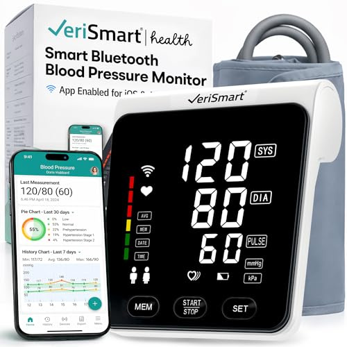 VeriSmart Bluetooth Comfort-Inflate Blood Pressure Monitor