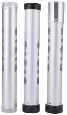 Keenso Tige de ramassage de balle de golf, tube de ramassage de balle de golf, tube de ramassage de balle de tennis, tube de ramassage en alliage d'aluminium, 101,6 cm, 3 sections détachables