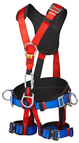 Portwest Harnais Portwest 4 Points Confort Plus, Couleur: Rouge, FP19RER