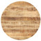 vidaXL Mangoholz Massiv Tischplatte Massivholzplatte Holzplatte Ersatztischplatte Holz Platte für Esstisch Esszimmertisch Rund 25-27mm 50cm