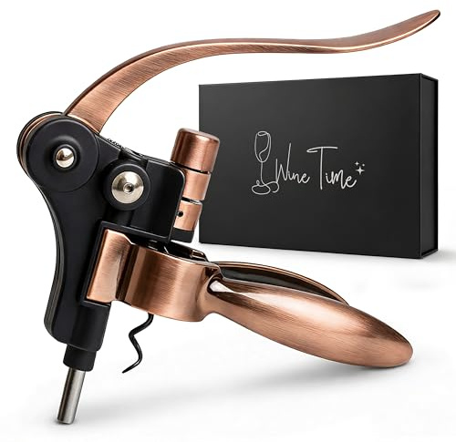 Ultimate All-in-One rabbit wine opener Set – 7 Essential Accessories Included – Complete corkscrew wine opener Kit with Aerator, Stopper & Stand – Premium wine bottle opener for Wine Lovers