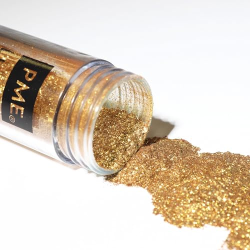 PME Edible Lustre Sprinkle Snow - Gold (10g)