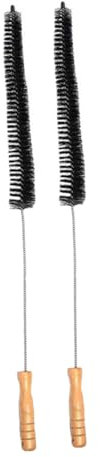 Generic 2pcs Dryer Cleaning Brush Long Handle Vent Cleaner for Washing Machine and Dryer Ducts Multi-functional Scrubber for Dust Removal Safe Material for Long-term Use