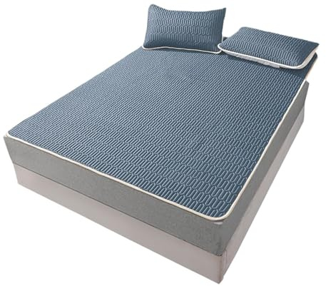 Sommar kyllakan mattor - 178 x 190 cm sommar cool känsla matta | Enkel stil dubbel persons användning matta för att förbättra sval känsla i varmt väder