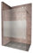 i-flair Duschabtrennung Walk In FIONA 110x200 cm Duschwand Dusche 10mm STARK aus TEILSATINIERTEM NANO ESG Sicherheitsglas mit EDELSTAHL Wandprofil #740
