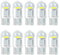 LncBoc T10 W5W LED 194 168 501 Ampoules de Voiture Lampe 1SMD COB LED Lampes pour Plaque D'immatriculation Feu de Position Latéral Blanc xénon 6000K 12V Paquet de 10