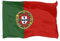 Drapeau Portugal 150X90cm - Portugais avec 2 Œillets en Métal, Couleurs Vives, National Décoré pour Événements Sportifs, Fêtes, Défilés