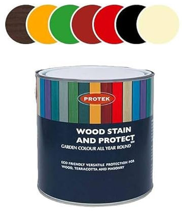 Protek Wood Stain and Protect - 1 Litre - Pale Sage