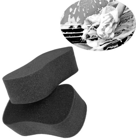 2 Pack Car Sponges, 2 Pack Car Sponges, Washing Windows and Anti Scratch Technology, Perfect For Wheels, Windscreen & Bodywork For Car Cleaning