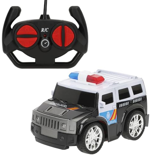 ColorBaby 41304 Speed & Go Voiture radiocommandée Police Nationale SWAT, radiocommandée Enfant, télécommande 27 MHz, échelle 1/24, 10-12 km/h, véhicule Miniature, Voitures pour Enfants, 4 Ans et Plus