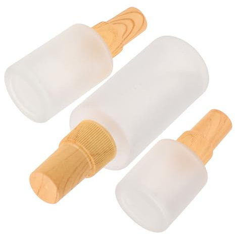 HAPINARY Mini Vaporisateurs 20 Ml 30 Ml 40 Ml Avec Bouchon En Bois Vaporisateurs Rechargeables Portables Pour Voyage