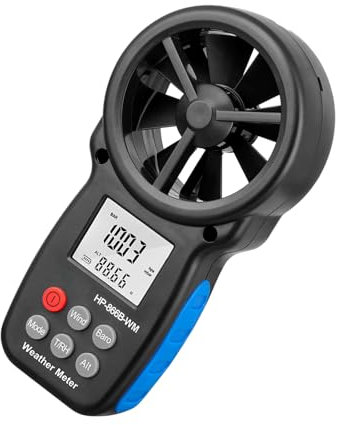 Petit appareil de mesure de l'air anémomètre numérique pour l'analyse agricole de chantier d'énergie atmosphérique