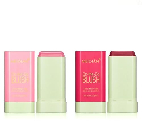On-the-Glow Blush (1#shy pink+2#hot red)