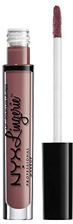 NYX Professional Makeup Lip Lingerie Liquid Lipstick, Cremig-mattes Finish, Langanhaltend, Vegane Formel, Farbton: French Maid